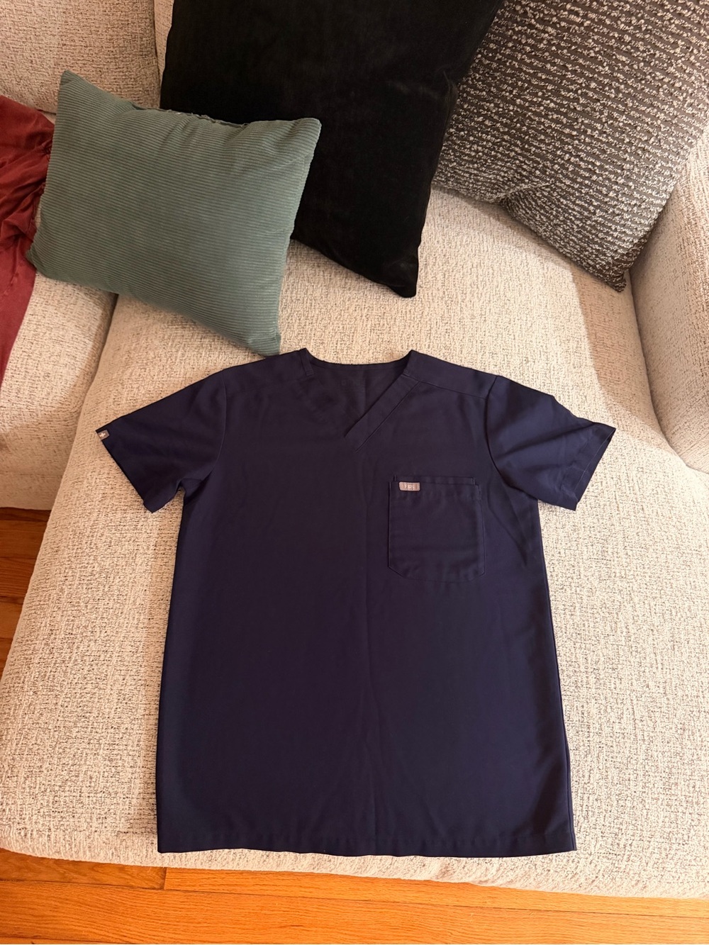 Figs Navy Technical Collection Scrub Top